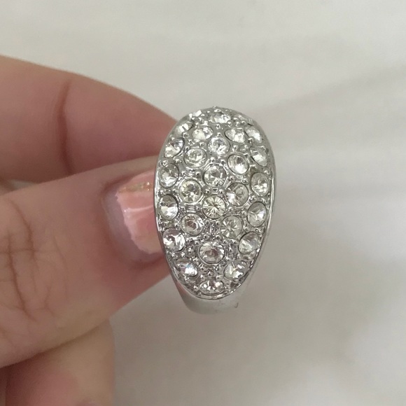 Camille Lucie Silver Sparkly Ring 5/25 - Picture 6 of 7